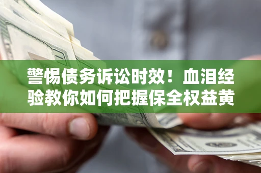 武汉警惕债务诉讼时效！血泪经验教你如何把握保全权益黄金期