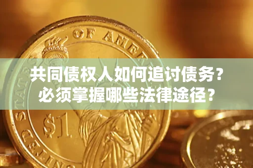 武汉共同债权人如何追讨债务？必须掌握哪些法律途径？