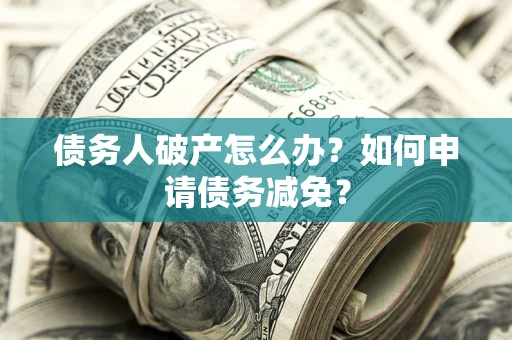 武汉债务人破产怎么办？如何申请债务减免？