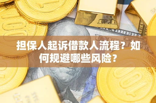 武汉担保人起诉借款人流程？如何规避哪些风险？
